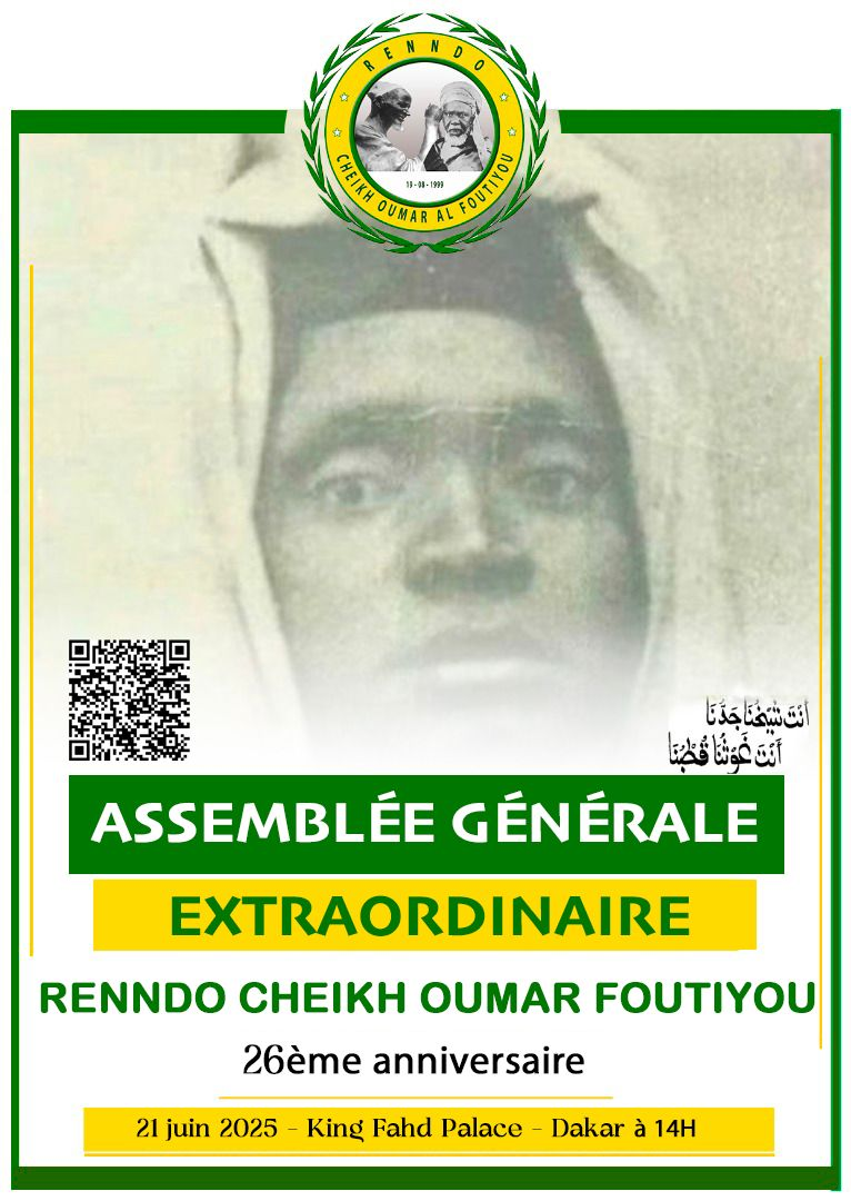 Symposium sous le thème: Actualité de la pensée et de l'oeuvre de Cheikh Oumar Foutiyou TALL : entre spiritualité, culture, panafricanisme et universalité"